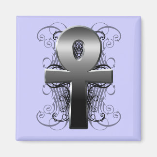 Imã "Key of Life (Ankh)" em Chrome Magnet