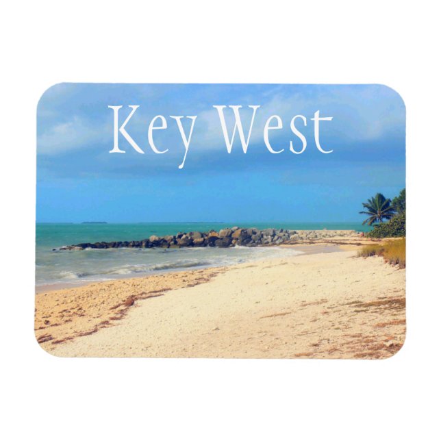 Ímã Key West Beach, Fort Zachary Taylor State Park (Horizontal)