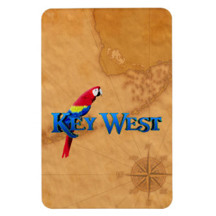 Ímã Key West e mapa