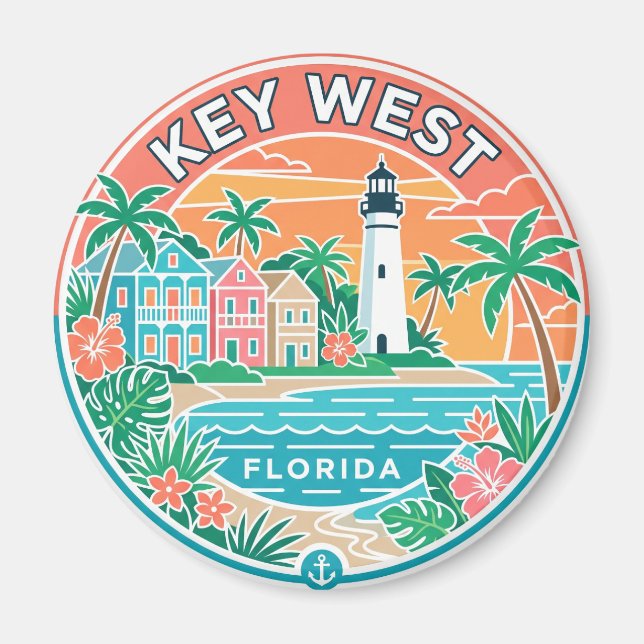 Imã Key West, Flórida (Frente)