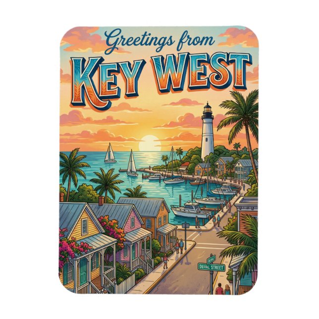 Ímã Key West, Flórida (Vertical)
