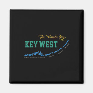 Imã Key West Flórida Miami Vibrações Praia Estado Enso