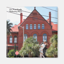 Imã Key West Florida, Sailor beijando enfermeira WWII