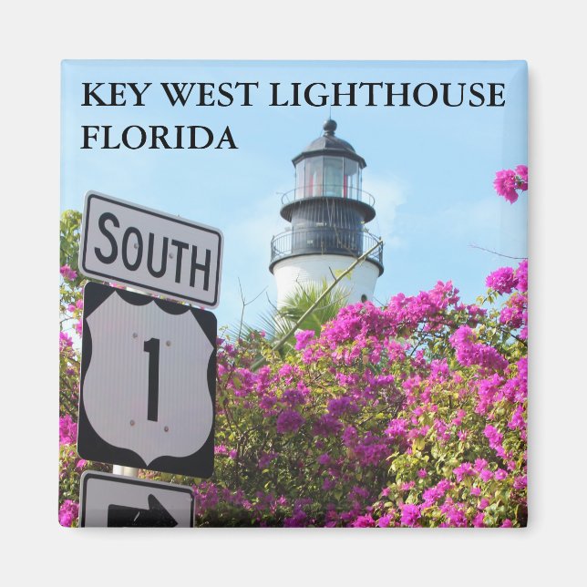Imã Key West Lighthouse, Flórida Magnet (Frente)
