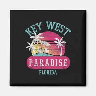 Imã Key West Sunset Vintage Florida Novelty Art