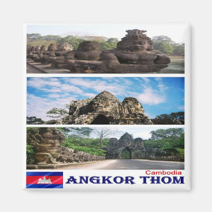 Imã KH - Camboja - Angkor Thom - Mosaico - Colagem