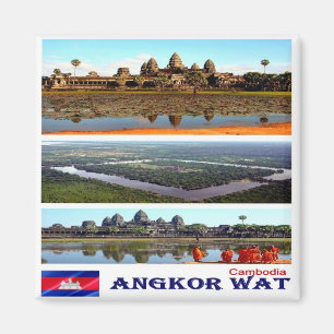 Imã KH - Camboja - Angkor Wat - Mosaico - Colagem