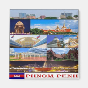 Imã KH - Camboja - Phnom Penh - I Love - Collage
