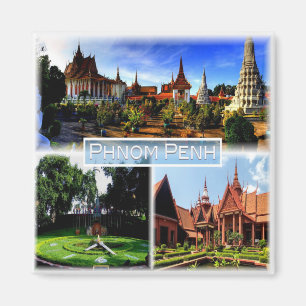 Imã KH Phnom Penh - Pagoda Prateada - Palácio Real -