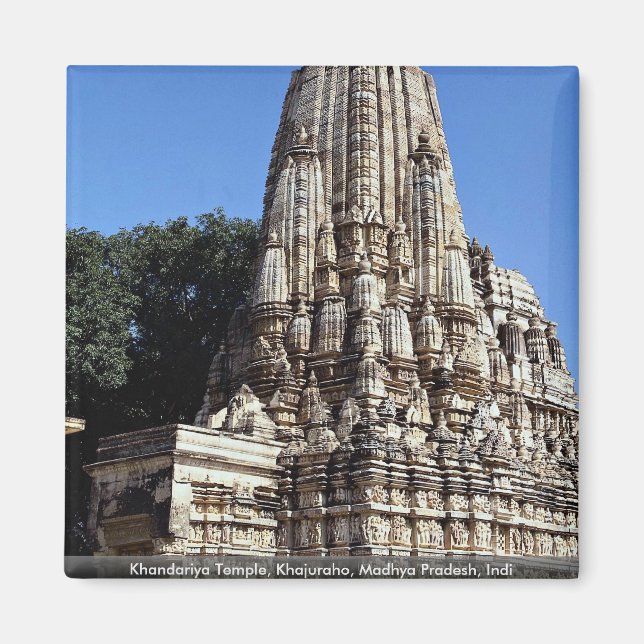 Imã Khandariya Temple, Khajuraho, Madhya Pradesh, Indi (Frente)