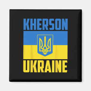 Imã Kherson Ucrânia Bandeira da Vitória Ucraniana Azul