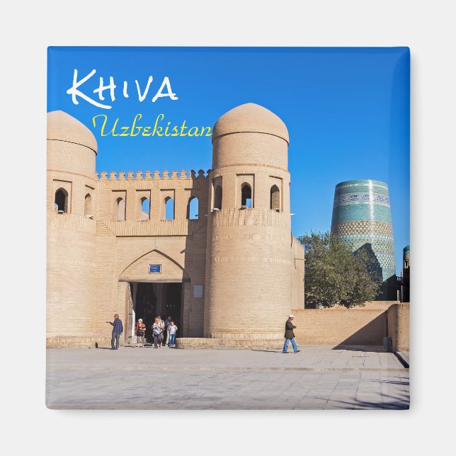 Imã Khiva, Usbequistão - Porta de gemidos (Frente)