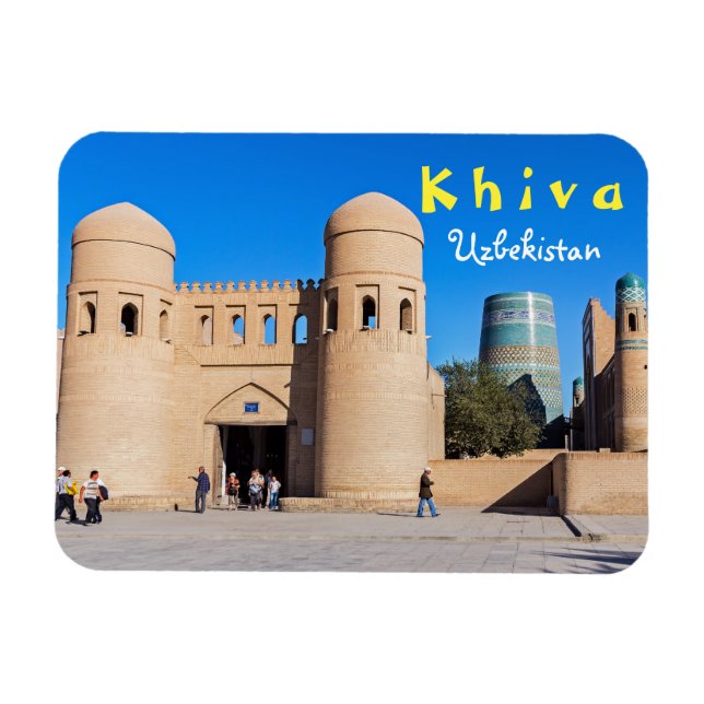 Ímã Khiva, Usbequistão - Porta dupla (Horizontal)