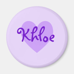 Imã Khloe no roxo