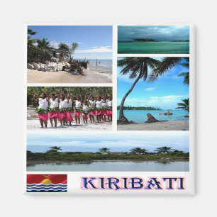 Imã KI - Kiribati - colagem do mosaico
