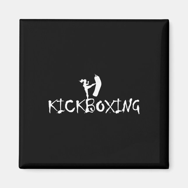 Imã Kickboxer Kickboxing Artes Marciais Boxe Mma Sparr (Frente)