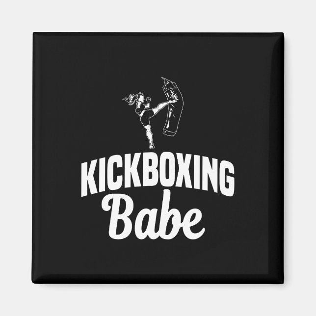 Imã Kickboxing Bybe Kickboxer Karate Boxe Mma Lutador (Frente)