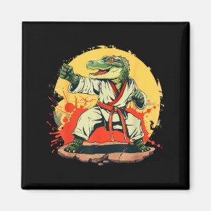Imã Kickboxing Crocodilo Taekwondo Karate MMA Engraçad