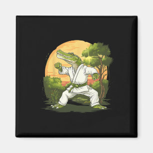 Imã Kickboxing Crocodilo Taekwondo Karatê Mma Engraçad