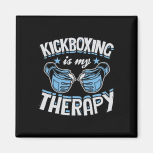 Imã Kickboxing É Minha Terapia Engraçado Boxe Karate M