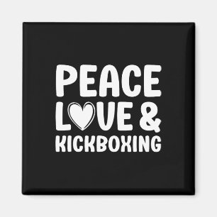 Imã Kickboxing Eu Amo Kickboxing Kickboxer 