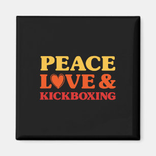 Imã Kickboxing Eu Amo Kickboxing Para Homens e Mulhere