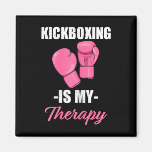 Imã Kickboxing Feminino é Minha Terapia Ótimo Presente