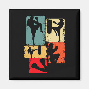 Imã Kickboxing Kickboxer Karate Taekwondo Meninos Cria