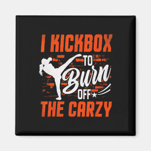 Imã Kickboxing Para Homens Mulheres Kickboxer Jab Trei
