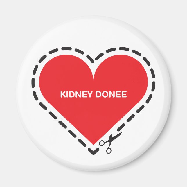 Imã Kidney Donee Magnet (Frente)