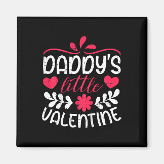 Imã Kids Daddys Little Valentine Day Heart Love Kids B
