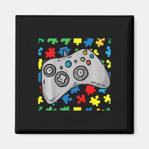 Imã Kids Video-game Controller Autism Awarness Quebra-