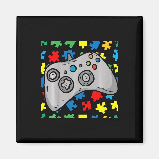 Imã Kids Video-game Controller Autism Awarness Quebra- (Frente)