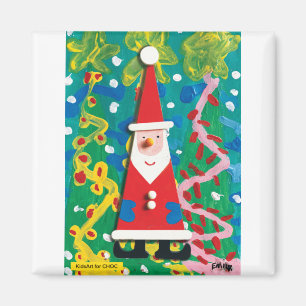 Imã KidsArt para CHOC - Papais noeis Wonderland