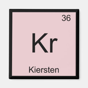 Imã Kiersten Nome Elemento Químico Tabela Periódica