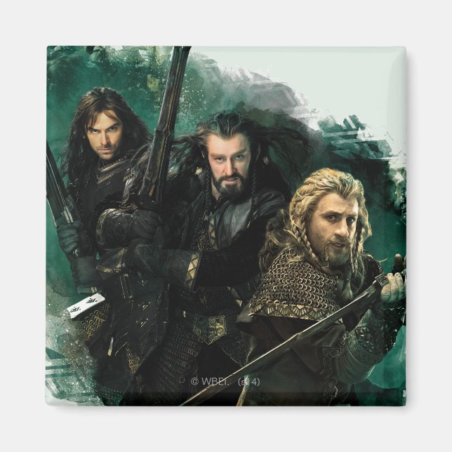 Imã Kili, THORIN OAKENSHIELD™, & Fili Graphic (Frente)