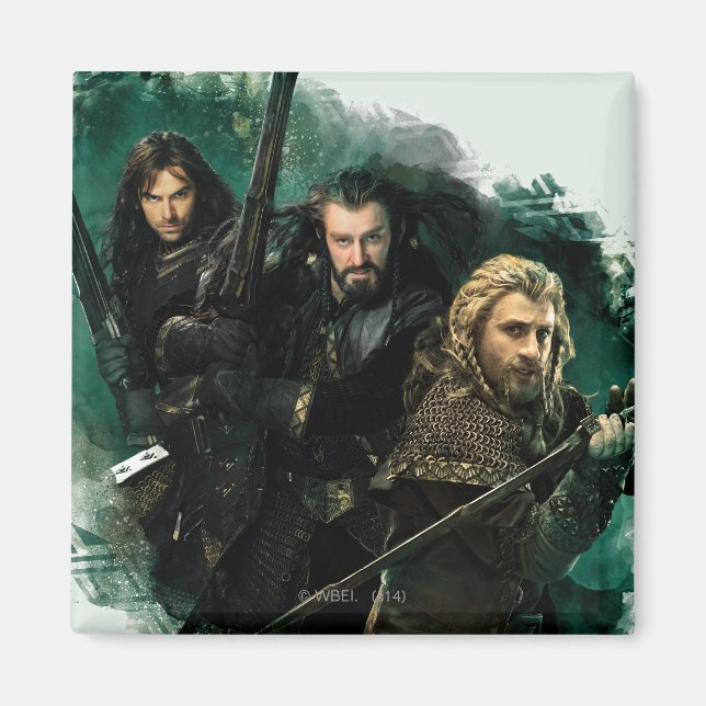 Imã Kili, THORIN OAKENSHIELD™, & Fili Graphic (Frente)