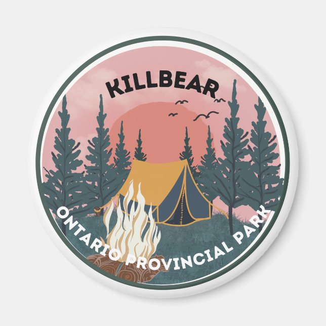 Imã Killbear Ontario Provincial Park Magnet (Frente)