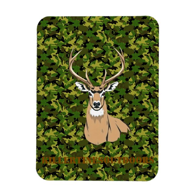 Ímã Killertinesoutdoors whitetail magnet. (Vertical)