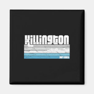 Imã Killington Vermont Vt Retro Vacation Skiing Snowbo