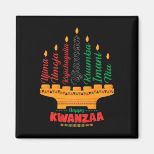 Imã Kinara Sete Velas Princípios De Kwanzaa Happy K