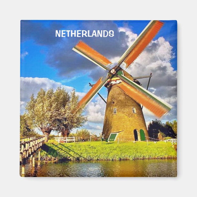 IMÃ KINDERDIJK, PAÍSES BAIXOS (Frente)