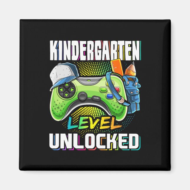 Imã Kindergarten Level Unlocked Video Game Ck To Schoo (Frente)