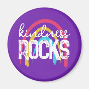 Imã Kindness Rocks Rainbow