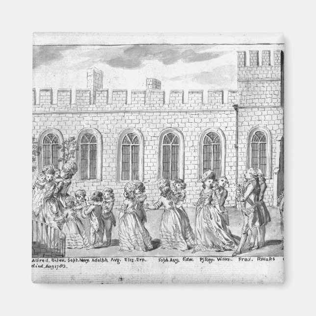 Imã King George III e Queen Charlotte (Frente)