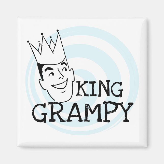 Imã King Grampy Camisetas e presentes (Frente)