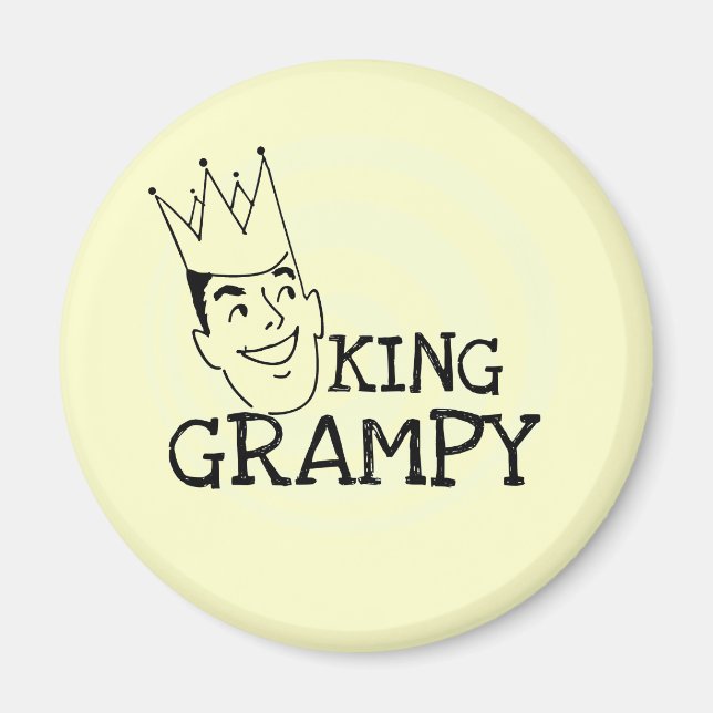 Imã King Grampy Camisetas e presentes (Frente)