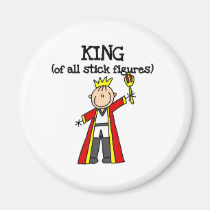 Imã King of Stick Figures