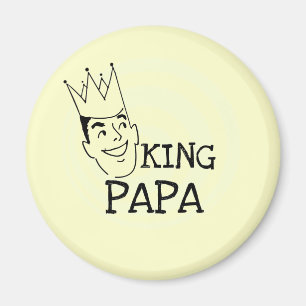 Imã King Papa T-shirts e presentes