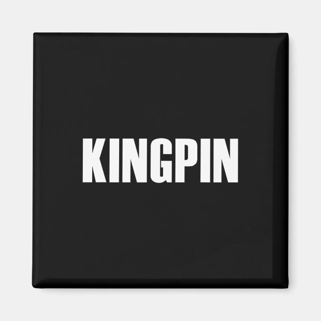 Imã Kingpin Funny Boliches (Frente)